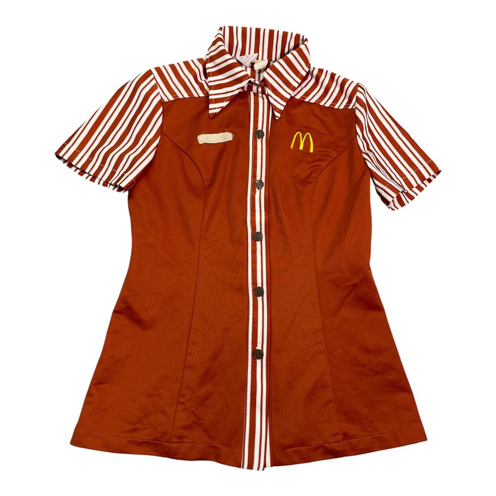 Vintage 70s McDonalds Uniform Shirt